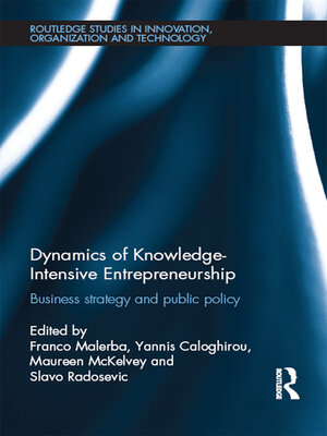 cover image of Dynamics of Knowledge Intensive Entrepreneurship
